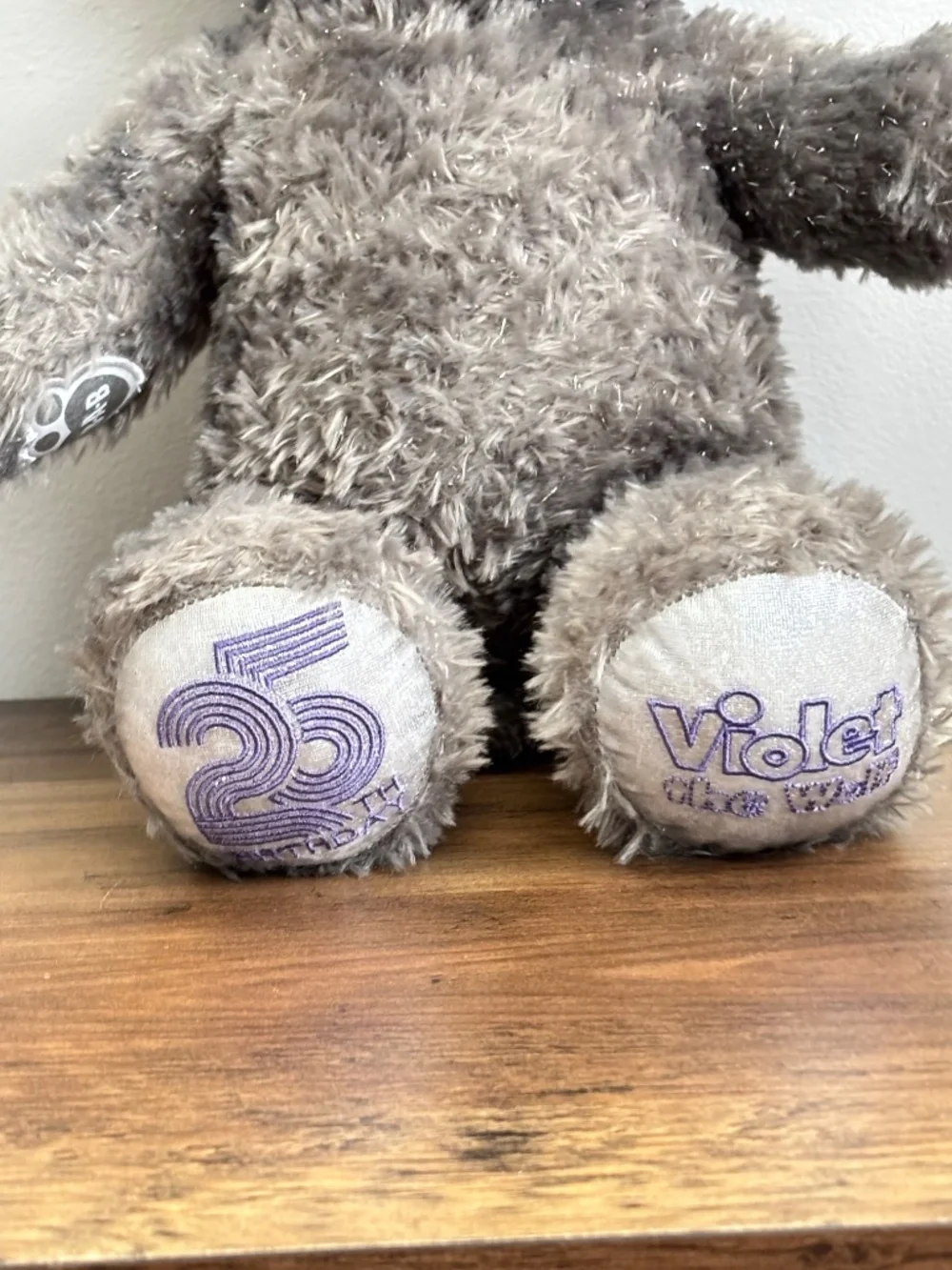 Build a Bear VIOLET THE WOLF 25th Anniversary Plush Stuffed Toy Great Wolf Lodge